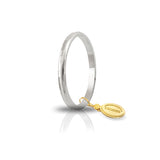 Fedina Mughetto in oro bianco