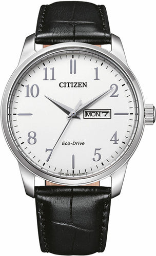 CITIZEN Leder Orologio da polso uomo