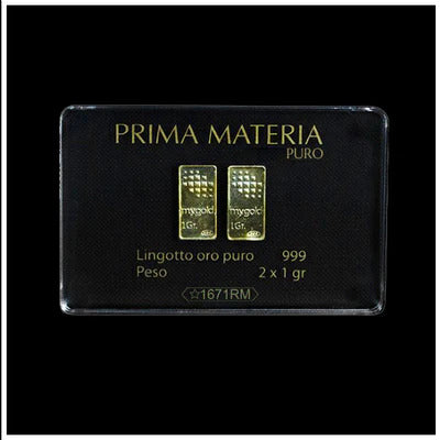 Lingotti in Oro 2gr 999 in blister