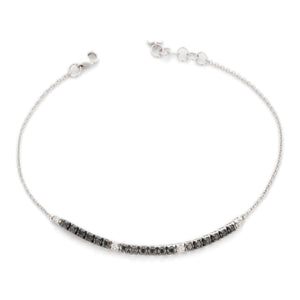 Bracciale Buoncore Iª Misura con Diamanti Bianchi e Neri
