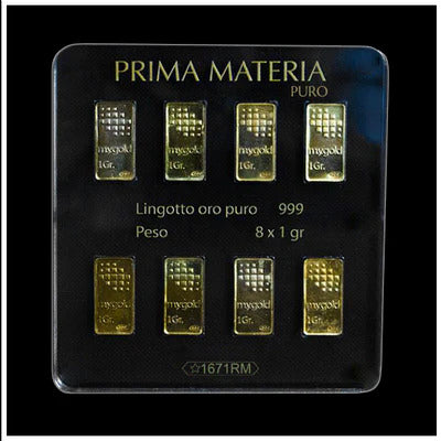 Lingotti in Oro 8gr. 999 in blister