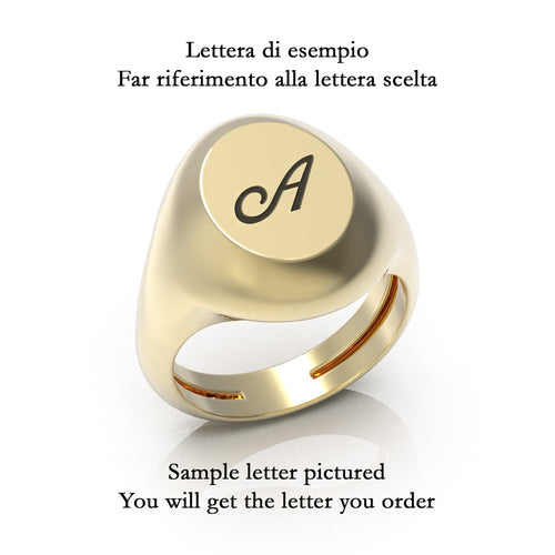Anello Artlinea chevalier in oro 18 kt
