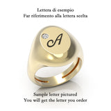 Anello Artlinea chevalier in oro 18 kt