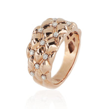 Carica l'immagine nel visualizzatore di Gallery, Anello in oro 18kt con diamanti bianchi naturali