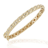 Bracciale Schiava in oro 18kt con diamanti bianchi naturali