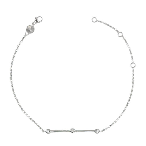 Artlinea bracciale in oro 18kt con diamanti