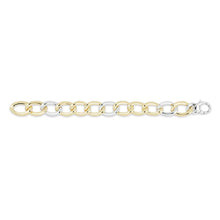 Carica l'immagine nel visualizzatore di Gallery, Bracciale in oro giallo e bianco 18kt