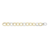 Bracciale in oro giallo e bianco 18kt