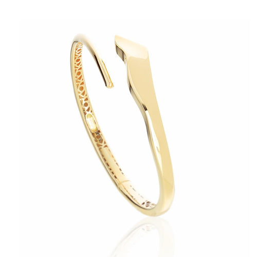 Artlinea bracciale rigido contrariè in oro 18kt