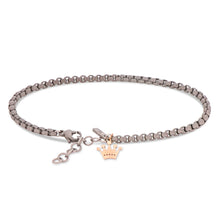 Carica l'immagine nel visualizzatore di Gallery, BRACCIALE UOMO SCOOBYDOO IN TITANIO CON CORONA IN ORO ROSSO 9 KT