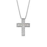 Artlinea collana Croce in oro 18kt