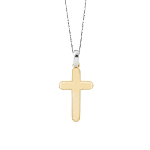 Artlinea Collana croce in oro 18 kt