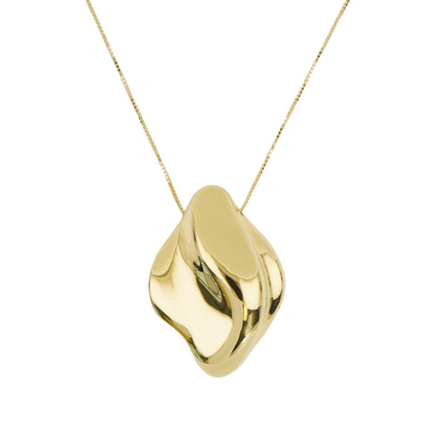 Collana in oro 18kt con finitura lucida gialla