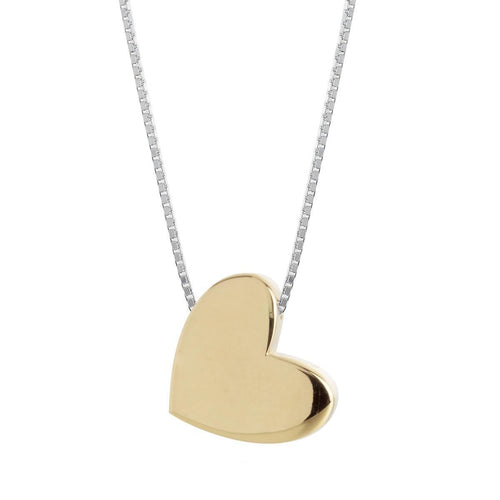 Artlinea Collana in oro 18kt con pendente a forma di Cuore