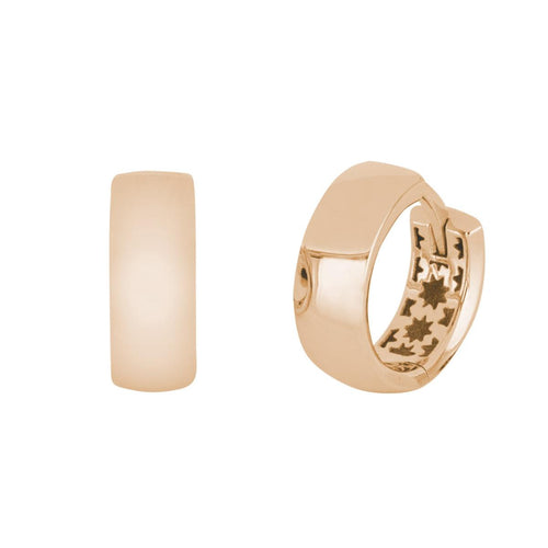Artlinea Orecchini a con chiusura a scatto in oro 18kt