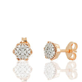 Artlinea orecchini a fiore in oro 18 kt