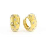 Orecchini in oro 18kt con diamanti