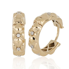 Carica l'immagine nel visualizzatore di Gallery, Orecchini in oro 18kt con diamanti bianchi naturali