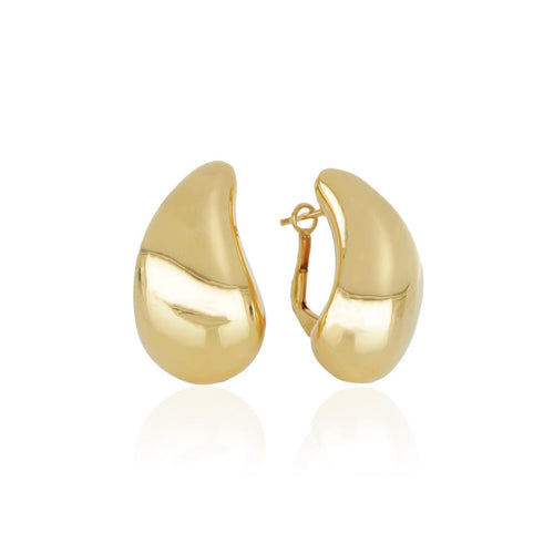 Artlinea Orecchini in oro 18kt con finitura lucida gialla