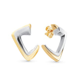 Artlinea Orecchini in oro bicolore lucido 18kt