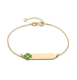 Bracciale in Oro giallo 375‰ con smalto