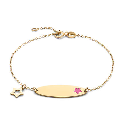 Bracciale in Oro giallo 375‰ con smalto