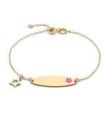 Bracciale in Oro giallo 375‰ con smalto