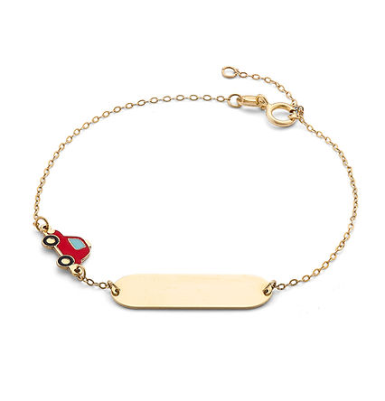 Bracciale in Oro giallo 375‰ con smalto