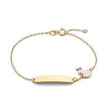 Carica l'immagine nel visualizzatore di Gallery, Bracciale in Oro giallo 375‰ con smalto