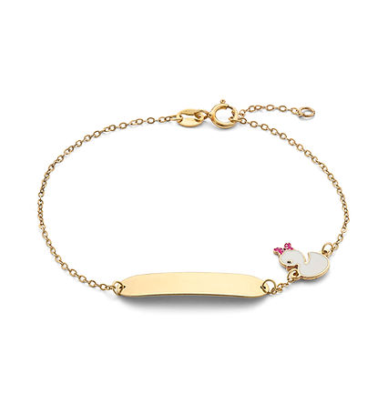 Bracciale in Oro giallo 375‰ con smalto