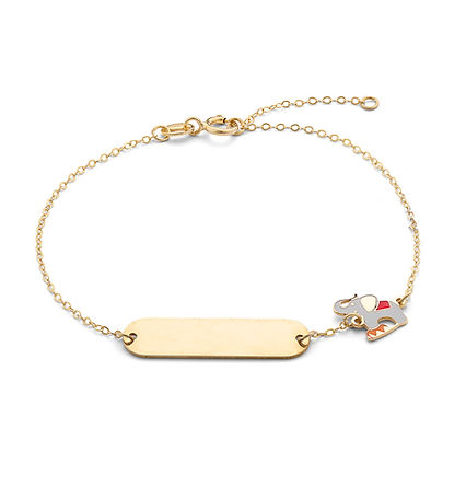 Bracciale in Oro giallo 375‰ con smalto