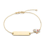 Bracciale in Oro giallo 375‰ con smalto