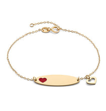 Carica l'immagine nel visualizzatore di Gallery, Bracciale in Oro giallo 375‰ con smalto