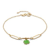 Carica l'immagine nel visualizzatore di Gallery, Bracciale in Oro giallo 375‰ con smalto