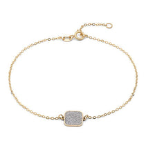 Carica l'immagine nel visualizzatore di Gallery, Bracciale in Oro giallo 375‰ con smalto glitter