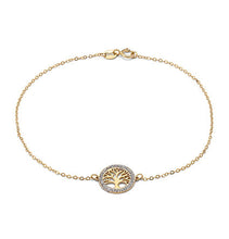 Carica l'immagine nel visualizzatore di Gallery, Bracciale in Oro giallo 375‰ con smalto glitter