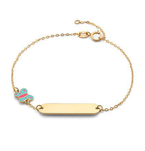 Carica l'immagine nel visualizzatore di Gallery, Bracciale in Oro giallo 375‰ con smalto