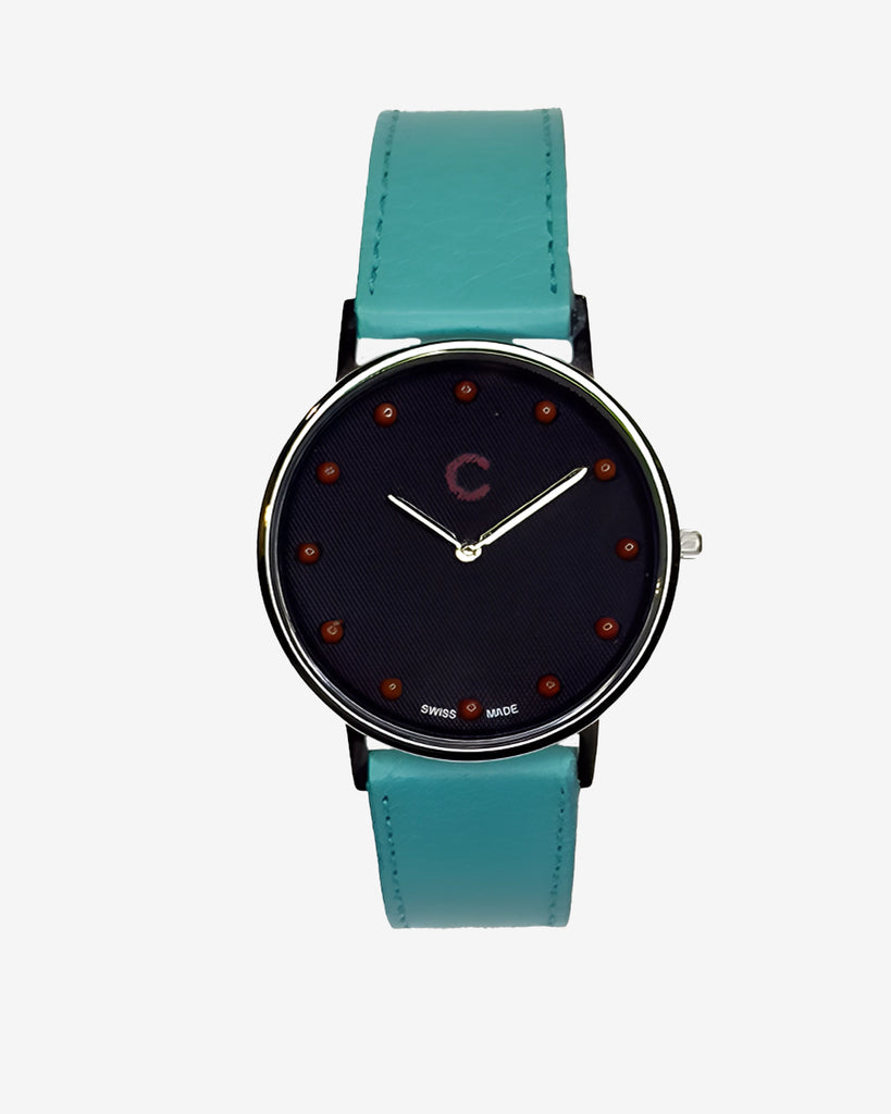 Orologio Corallium quadrante nero