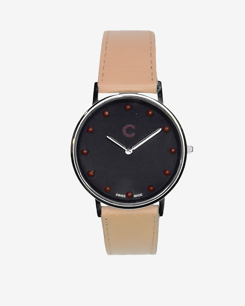 Orologio Corallium quadrante nero