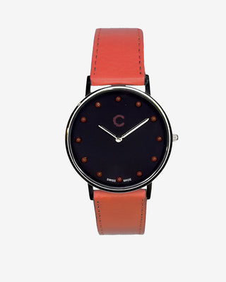 Orologio Corallium quadrante nero