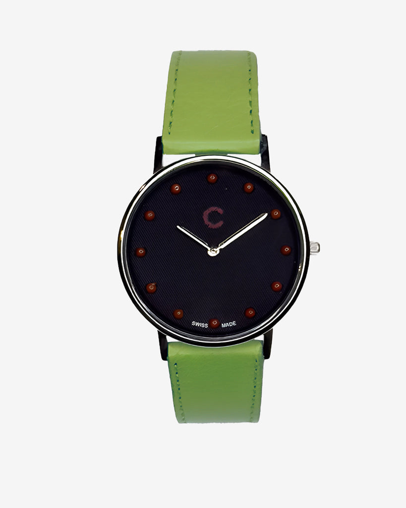 Orologio Corallium quadrante nero