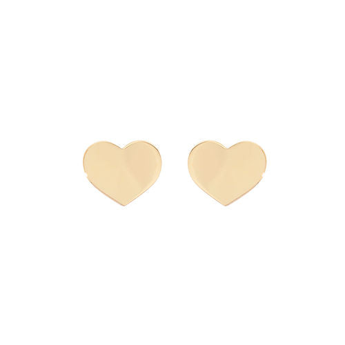 Orecchini a Lobo in Oro Giallo 375‰ con Cuore