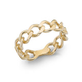 Anello in Oro Giallo 375‰ a catena