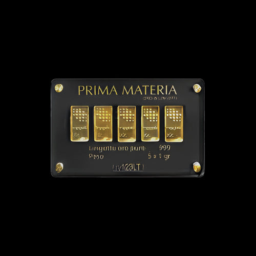 Lingotti in Oro 5gr 999 in blister