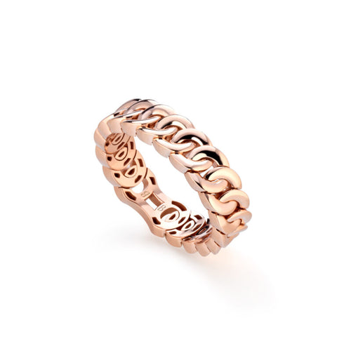 Noon Anello groumette piccola oro rosa
