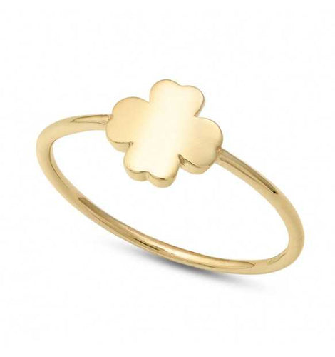Anello Ambrosia con Quadrifoglio