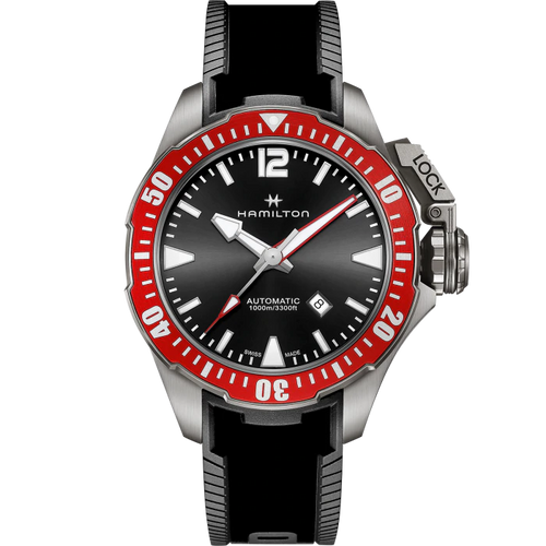 HAMILTON KHAKI NAVY FROGMAN TITANIUM AUTO